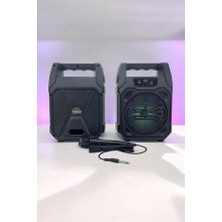 MegaSepet 6.5 Inç Kablosuz Hoparlör Bluetooth Bağlantılı Yüksek Ses Kaliteli - ME001W-51OJL9