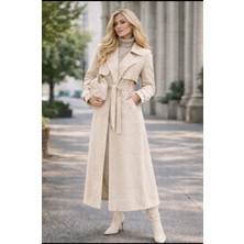 Ebrita Moda Kadın Nubuk Trençkot