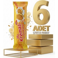 Afia Muz Kremalı Sandviç Bisküvi 6X60 gr