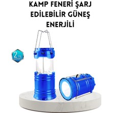 Sergen Reklam Güneş Enerjisiyle Çalışan Kamp Feneri Hafif Portatif Uzun Ömürlü - SE002E-6DJWN1