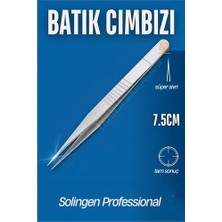 Epilons Turk Micro Ince Uçlu Batık Cımbızı Kirpik Cımbızı Solingen Professional