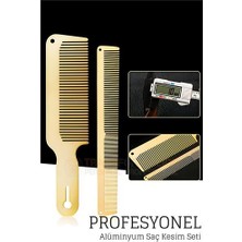 MegaSepet Alüminyum Berber Kuaför Saç Kesim Tarağı  - ME001W-522GY8