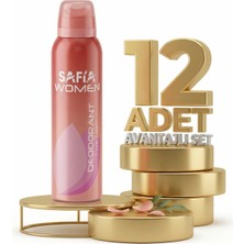 Safia Doğal Kadın Deodorant Taze Esinti 12X150 ml