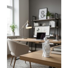 Piccomino Modern Tasarım Sarılan Çift Heykeli - Minimalist Dekoratif Obje