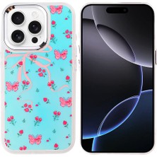 iPhone 16 Pro Max Kılıf Airbag Tasarımlı Nxar Hadra Kapak - Kelebek