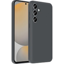 Galaxy S24 Fe Kılıf Kamera Korumalı Kartlık Hazneli Nxar Vitra Kapak - Gri