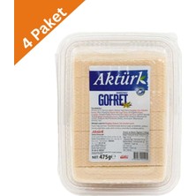 Aktürk Vanilyalı Gofret (475 G) X4 Adet - Vanilya Tutkunları Için Büyük Paket Avantajı