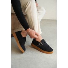 Zapatos Kb-Kx1 Erkek Günlük Bağcıklı Içi Kürklü Süet Klasik Ayakkabı Stt - Lacivert