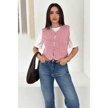 Noa Noa Kadın Ponponlu Bağlamalı Triko Süveter – Dokulu & Romantik Stil