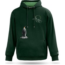 Tarrzzcom Kapüşonlu Kadın Sweatshirt - Erkek Sweatshirt Nihilist Penguen Tasarım Sweatshirt