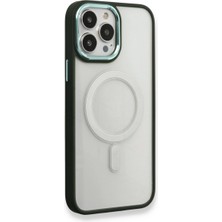 Eco Port iPhone 14 Pro Kılıf Room Magneticsafe Silikon - Köknar Yeşili