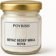 Poyrish Beyaz Sedef Mika Boya 10 Gr.
