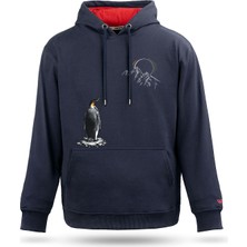 Tarrzzcom Kapüşonlu Kadın Sweatshirt - Erkek Sweatshirt Nihilist Penguen Tasarım Sweatshirt