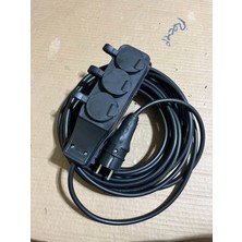 İNWATT 10 Metre 3 Lü Priz Monofaze Seyyar Uzatma Kablosu 3x2.5 mm