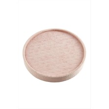 Zero Land Snmswrld Yuvarlak Ahşap Anfora Kumaş Piercing Küpelik 20 Cm-Siyah