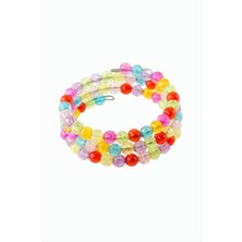 Makay Renkli Helezon Boncuk Çocuk Bileklik