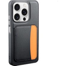 Redmi 15C Kılıf Kartlıklı Zore X-Kart Silikon Kapak - Siyah