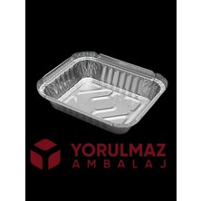Yorulmaz Ambalaj Kullan At Kapaklı Alüminyum Kase 250 gr – Paket Servis Için – 24 Adet