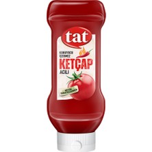 Tat Acılı Ketçap 650 G x 4 Adet - Yoğun Kıvamlı ve Ekonomik Acı Lezzet