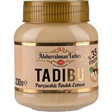 Abdurrahman Tatlıcı Tadıbu Parçacıklı Fındık Ezmesi (330 G) - Hem Sürülebilir Hem Çıtır Çıtır