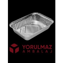 Yorulmaz Ambalaj Kullan At Kapaklı Alüminyum Kase 1500 gr – Büyük Boy – 24 Adet