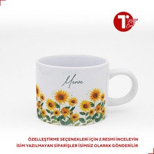 Bir Tasarım Ayçiçekli Isimli Sweet Fincan