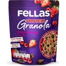 Fellas Protein Granola Kırmızı Meyveler 270 G - Yüksek Proteinli ve Çıtır
