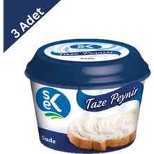 Sek Sade Taze Peynir 150 G x 3 Adet - Yumuşak ve Hafif Lezzet