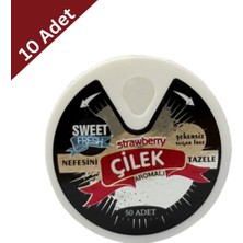 Splenda Sweet Fresh Şekersiz Tablet Çilek Aromalı 10 G x 4 Adet - Tatlandırıcı Tablet