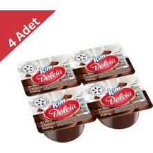İçim Içim Dolcia Çikolatalı Puding (400 G) x 4 Adet - Yumuşak Kıvamlı Sütlü Tatlı
