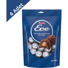 Ülker Ece Bütün Fındıklı Sütlü Çikolata 350 G x 4 Adet - Geleneksel Ikram Seti