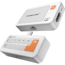 Lemorele P400 - 1080P@60Hz Kablosuz HDMI Görüntü Ses Aktarıcı (Tak Çalıştır - Alıcı ve Verici Set)