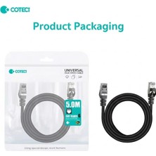 Coteci Cat6 Ethernet Internet Kablosu 5 Metre - 1000MBPS Gigabit Hız Yüksek (RJ45)