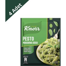 Knorr Pesto Makarna Sosu 50 G x 4 Adet - Fesleğenli ve Aromatik Italyan Sosu