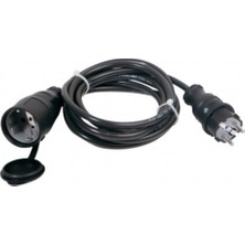 Orel 50 Metre Siyah Kauçuk Tekli Priz Topraklı 3x1.5 Tam Kesit Kablo