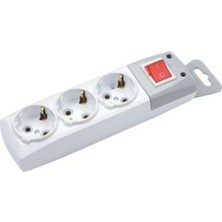 İNWATT 3'lü Kablosuz Anahtarlı Grup Priz