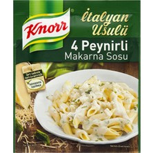 Knorr Peynirli Makarna Sosu 50 G x 4 Adet - Pratik ve Lezzetli Gurme Sos | Avantaj Paketi