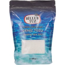 Billur Tuz Sofrada Öğütme Deniz Tuzu 500 G x 4 Adet - Avantajlı Paket Doğal Deniz Tuzu