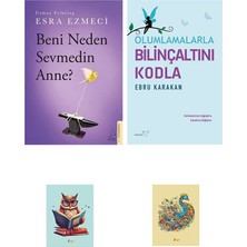 Destek Yayınları Beni Neden Sevmedin Anne - Esra Ezmeci - Olumlamalarla Bilinçaltını Kodla - Not Defterli Seti
