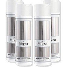 The Mossi London - 4'lü Paket Saç Dökülmesi Karşıtı Şampuan - London Hairloss Shampoo Besleyici ve Onarıcı Etki - 200ML