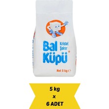 Bal Küpü Toz Şeker 5 kg x 6 Adet (30 Kg) - Ekonomik ve Hijyenik Toz Şeker Seti