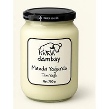 Kara Dombay Manda Yoğurdu 750 G - %100 Doğal ve Tam Yağlı Geleneksel Lezzet