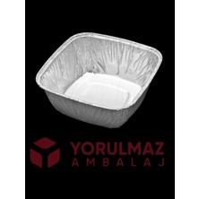 Yorulmaz Ambalaj Alüminyum Sütlaç ve Tatlı Kasesi – Fırına Dayanıklı – Kullan At – 24’lü Paket