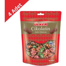 Ülker Çikolatin Sütlü Çikolata 350 G x 4 Adet - Ekonomik Ikramlık Paket