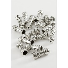 Zero Land Snmswrld Baklava Desenli Tesbih Aparatı 50 Gram-Gümüş Rengi