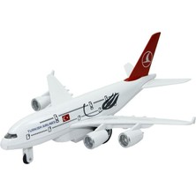 Shoplaza Çek Bırak Metal Uçak Sesli Işıklı - A380 ()