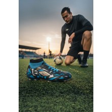 Enoch Profesyonel Bilek Destekli ve Mozaik Desenli Halı Saha Ayakkabısı