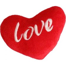 Strong Group Sevgililer Günü Love Yazılı Kalp Peluş Yastık 40 cm Yatak Üzeri & Kocaman Sarılmak & Sevmek