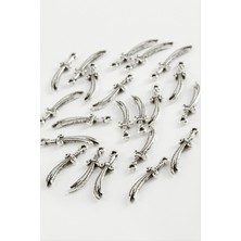 Zero Land Snmswrld Zülfikar Tesbih Püskül Aparatı 50 Gram-Gümüş Rengi