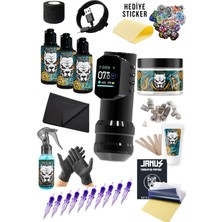 Valor Shots-Fa Kablosuz 3.5 Stroke Profesyonel Dövme Makinesi Seti -  Premium Dövme Seti